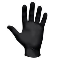 SHOWA EBT Sustainable 4 mil Nitrile Food Contact Single Use Gloves - Black - XX-Large - 90 Pack-4 mil low modulus black nitrile