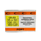 Eco II Garbage Bags - 35" x 47"- Strong - Clear Tint - 125 Pack-35" x 47"