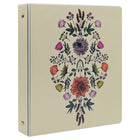 Staples 1" 3-Ring Binder - Boho-Round ring binder, boho design, holds up to 175 sheets of paper