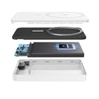Anker 10000mAh Magnetic Battery - White-Use as a wireless charger while charging