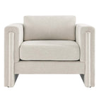 Modway Visible Fabric Armchair - Ivory-Weight Capacity: 330 lb