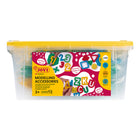 JOVI Dough & Clay Modelling Accessories School Set - 96 Pieces-Vibrant Variety of Colours: Add an extra element of excitement to your child's sculpting adventures with our accessories, available in an assortment of vibrant colours. From radiant red to brilliant blue, sunny yellow to grassy green, each set may vary randomly, adding an element of surprise and delight to every crafting session.