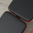 Soozier Sit Up Bench Core Workout Adjustable Thigh Support Foldable for Home Gym Black-Adjustable thigh support accommodates users of most heights 