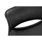 Monarch Specialties 7276 Multi-Position Office Chair - Black Leather-Look-Product dimensions: 28 inches L x 23.75 inches D x 45 inches H