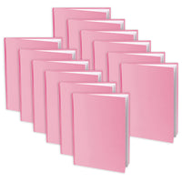 Ashley Young Authors Hardcover Blank Book - Pink - 8"H x 6"W Portrait - 14 Sheets/28 Pages - 12 Pack-Great for young authors, gifts, classroom memories, self accomplishment and more, measures 8"H x 6"W