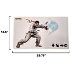 Kess Street Fighter V Hadoken Playmat-Non-slip rubber backing helps keep the mat stable during intense matches and tournaments
