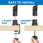 Mount-It Adjustable Microphone Boom Arm-2.2 pound weight capacity