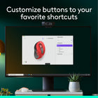 Logitech Signature M650L Wireless Mouse - Red-Less noise, more focus: Whether working at the office or at home, Logitech Signature M650 is a quiet mouse, allowing you to enjoy 90 percent less click noise with SilentTouch technology