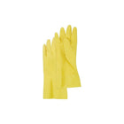 Zenith Safety Chemical Resistant Gloves, Size Medium/8, 12" L, Rubber Latex, Flock-Lined Inner Lining, 15 mil - 72 Pack-Cuff Style Gauntlet