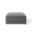 Modway Restore Ottoman - Charcoal-Non-Marking Foot Caps
