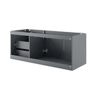 Modway Vitality 48" Double or Single Sink Compatible Bathroom Vanity Cabinet - Grey-Assembly Required
