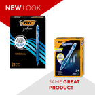 BIC Gelocity Gel Pens - Retractable - 0.7mm - Blue - 24 Pack-Fashionable translucent barrel lets you see remaining ink supply