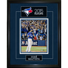 Jose Bautista 2015 Playoffs Game 5 ALDS Homerun Bat Flip - Framed Print - 16" x 20"-Premium 8x10 framed