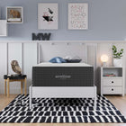 Modway Aveline 14" Memory Foam Twin Mattress-Cooling Open Cell Ventilation