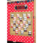 Teacher Created Resources 7 Pocket Chart - 28" x 28" - Burlap Design-6
