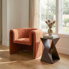 Zuo Viana Accent Chair - Burnt Orange-Dimensions: 29.1" L x 36.6" W x 27.6" H