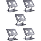 ShoppingAll Laptop Stand Riser for up to 17.3" Devices - Grey - 5 Pack-Universal Compatibility – Supports laptops and tablets up to 17.3", perfect for office, home, or on the go.