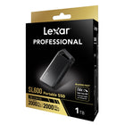Lexar LSL600X001T-RNBNG Professional SL600 Portable SSD - 1 TB-Includes Lexar DataShield, a 256-bit AES encryption software solution to protect files