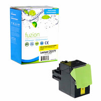 fuzion Lexmark (71B10Y0) Compatible Toner Cartridge - Standard Yield - Yellow-Ink Colour: Yellow