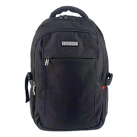 Tucci Italy SCOUT Laptop Backpack - Medium - Black-Dedicated Laptop Compartment – Fits laptops up to 16" with added stability strap