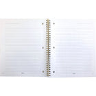 Mead Free Spirit Notebook, 160 Pages, 10-1/2" x 8", Moon Child-Gold twin wire coil