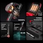 Redroad L6 4-in-1 Cordless Stick Vacuum-Removable Hand Vac: Clean hard-to-reach areas such as upholstery, stairs and car interiors with included specialized tools