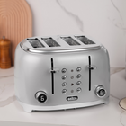 Salton NuRetro Digital 4 Slice Toaster - Metallic Silver-7