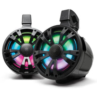 SoundExtreme ExtremeTower Speakers ET08 - 2 Passive Extreme 8 inch Tower Speakers - Black-300 watts peak output: handles up to 300 watts peak output (100 RMS) to power an 8-inch passive woofer and a 1.5-inch tweeter to be as loud as you like; Smooth detailed highs and rich mid-bass lows to cut through all the wind and roar (external amplifier or marine radio required and sold separately)