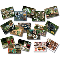 Yellow Door Mud Kitchen Activity Cards 16-Piece Set-Inspire creativity in the mud kitchen with lots of muddy recipes to choose from