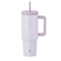 GROSCHE Aspen Insulated Water Tumbler with Handle - 40 oz. - Lavender-40oz capacity