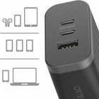 OtterBox Premium Pro Fast Charge 72W Dual USB-C and USB-A Wall Charger - Black-Safe charging with USB-Power Delivery (PD) and Programmable Power Supply (PPS)