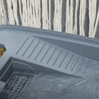 PawHut Turtle Tank Kit with Basking Platform and Pump - White-Colour: White 