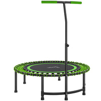 Soozier 45" Rebounder Trampoline - Mini Fitness Trampoline Bungee Rebounder-5-level adjustable T-shaped handle offers stability and control for users of different heights 