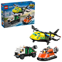 LEGO City Great Vehicles Airplane, Service Truck & Hovercraft Remix-LEGO City Airplane, Service Truck & Hovercraft Remix emergency vehicle playset