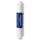iSpring FD15 Deionization Replacement Filter Cartridge-Advanced DI Filtration: Utilizes ion - exchange resins to remove mineral ions, leaving water free of hardness and preventing scale buildup. It does this by replacing them with hydrogen (H+) and hydroxide (oh - ) ions, which combine to form water (H2O)