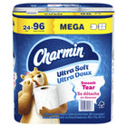 Charmin Ultra Soft Toilet Paper - 24 Mega Rolls of 208 Sheets Per Roll-Irresistible softness you can see and feel