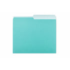 Merangue Tropical Holiday File Folder - 3 Pack-File folders colours in Blue, Teal, and White with coloured tabs