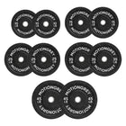 MotionGrey Premium Weight Plates - Olympic Barbell Plates for Strength Training - 15 lb Set of 2-Accurate & Balanced Weight: Precision-calibrated plates provide consistent weight distribution for safer, more controlled lifting