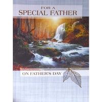 Mill Brook Studio 5-3/8" x 7-3/4" Father's Day Greeting Cards/Envelopes - Water Fall - 18 Pack-Premium quality greeting cards