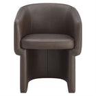 Modway Verity Barrel Back Vegan Leather Dining Chair - Espresso-8
