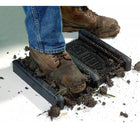 Edgewood Indoor/Outdoor Medium Duty Mountable Boot Scraper - 12.6" W x 15.4" L - Black-Mountable