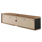 Modway Fortitude 63" Wall-Mounted TV Stand - Walnut Black-6