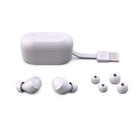 Jlab GO Air POP True Wireless Earphones - Lilac-15 percent Smaller Fit. Smaller than a credit card, the case fits in your pocket and the earbuds are our smallest yet - 15 percent smaller earbuds and 40 percent lighter with the compact case. Try the three tip sizes to get a snug in-ear fit, creating a perfect seal for crystal clear sound.
