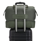 SwissGear Weekender Tote Bag - 15" x 19" - Olive Green-Zippered interior accessory pocket for organized storage
