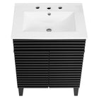 Modway Render 24" Bathroom Vanity - Black/White-8