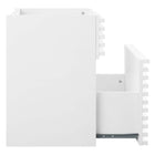 Modway Render 18" Wall-Mount Bathroom Vanity Cabinet - White-Sink Basin and Fixtures Not Included