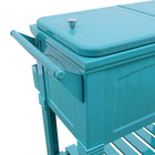 Permasteel 80 Quart Furniture Style Patio Cooler - Teal-Two Handles for Easy Movement