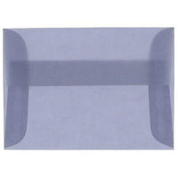 JAM Paper A6 Translucent Vellum Invitation Envelopes - 4.75" x 6.5" - Wisteria Purple - 25 Pack (PACV654)-Color: Wisteria Purple 