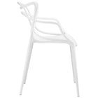 Modway Entangled Dining Armchair - White-No assembly required