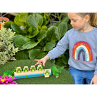 Yellow Door Five Frogs on a Log Number Line Toy-Safe for children age 18m+.